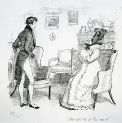 The efforts of his aunt, illustration from 